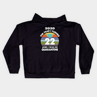 22-year-old Birthday Kids Hoodie